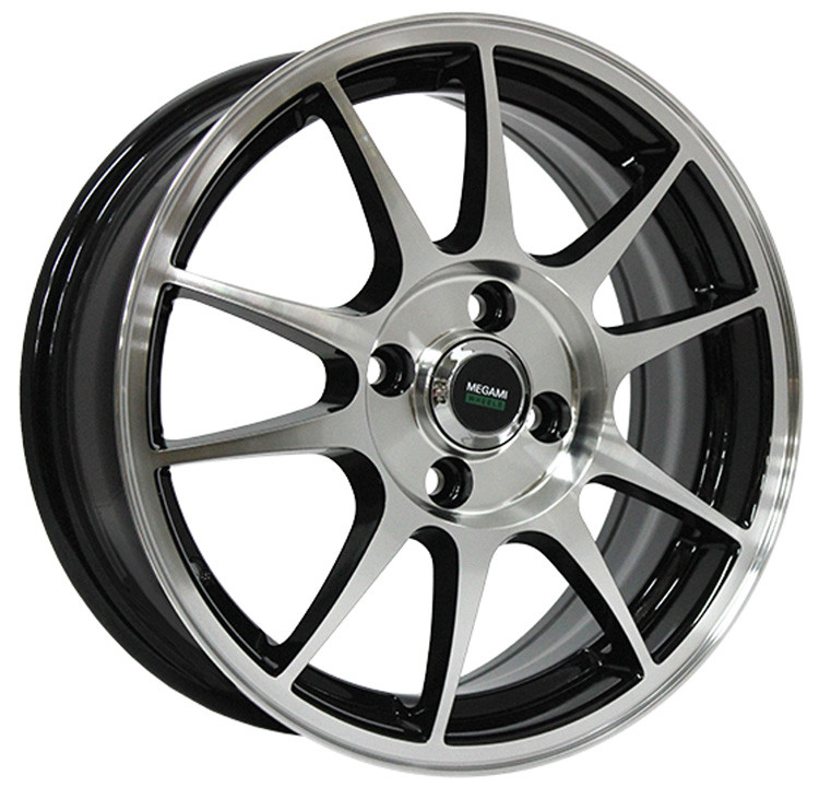 Megami MGM-5 BKF 4*100 6xR14 ET43 DIA60.1